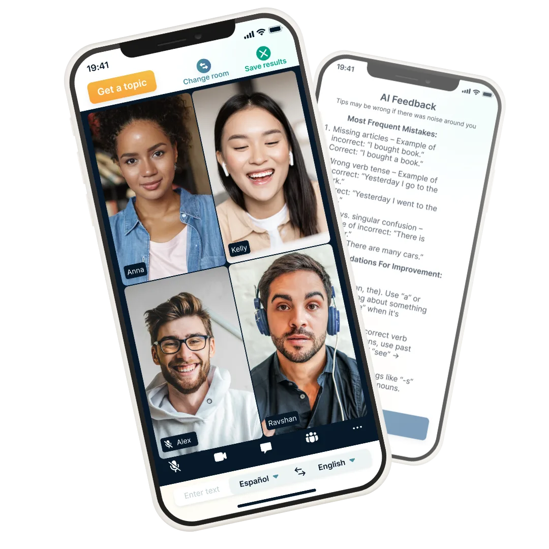Govar — an app for speaking practice with people